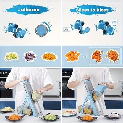 Multifunctional Vegetable Cutter – Safe, Mess-Free & Easy Chopping Tool
